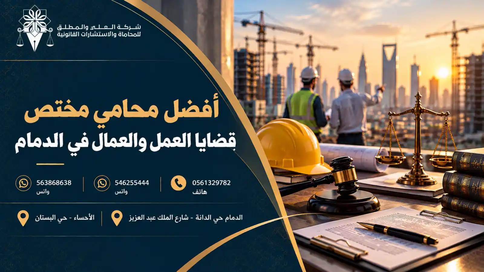 محامي مختص بقضايا العمل والعمال